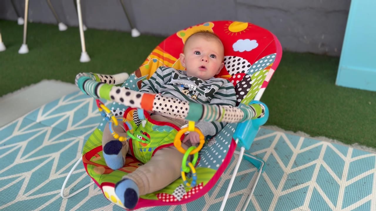 Baby in the Lamb Class nursery at Little Lion Pre-School